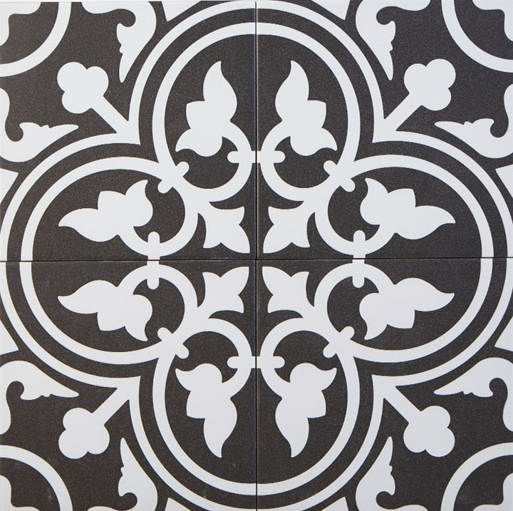 Moroccan tile Flavie Noir