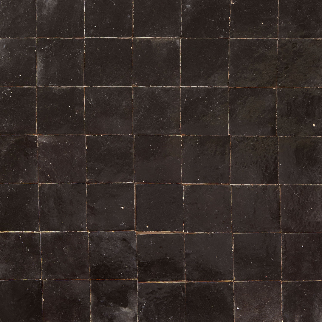 Zellige tiles, black