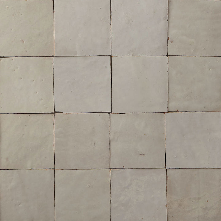 Zellige tiles, white